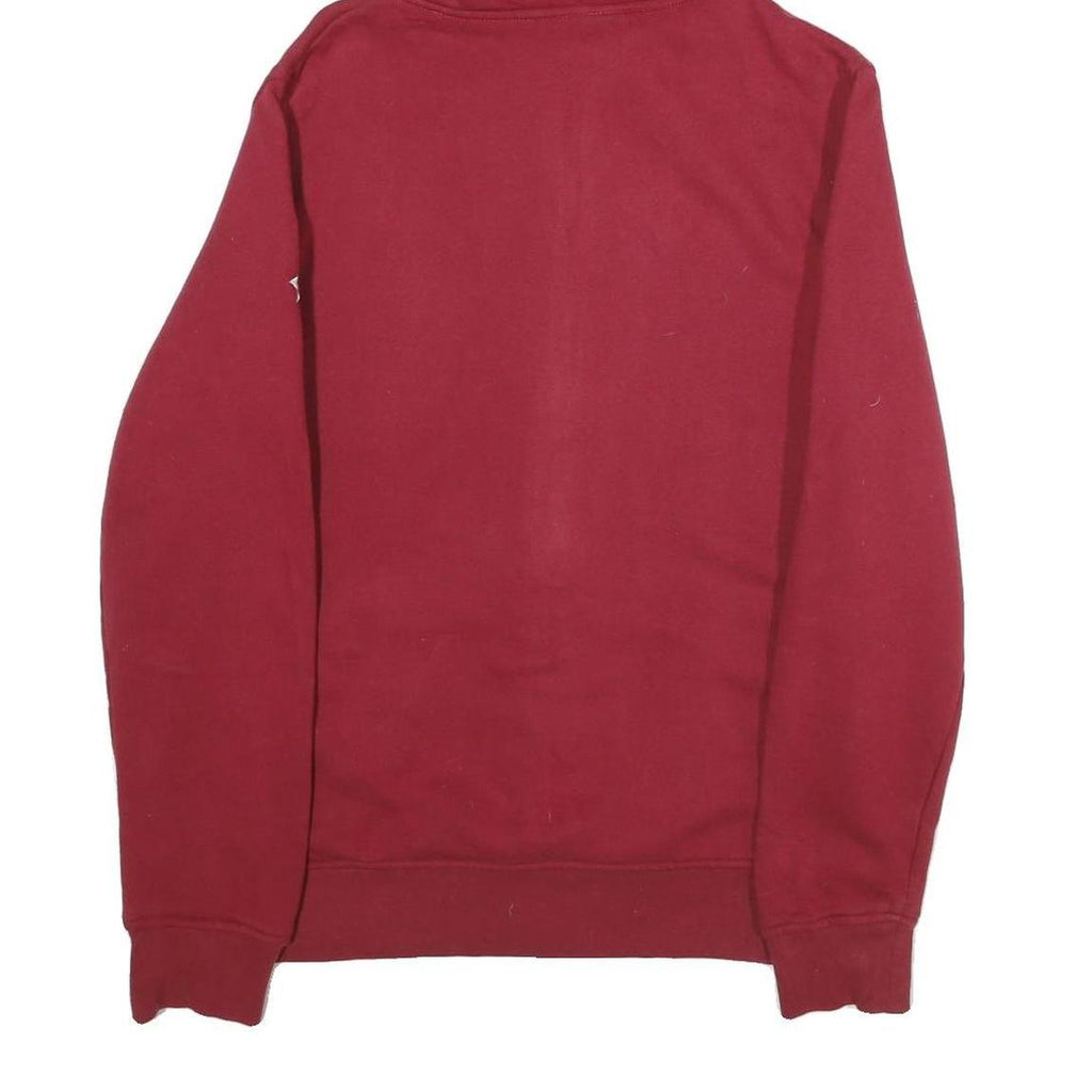 SACRAMENTO Mens Red Full Zip Hoodie L Football Club Cotton Casual Wear