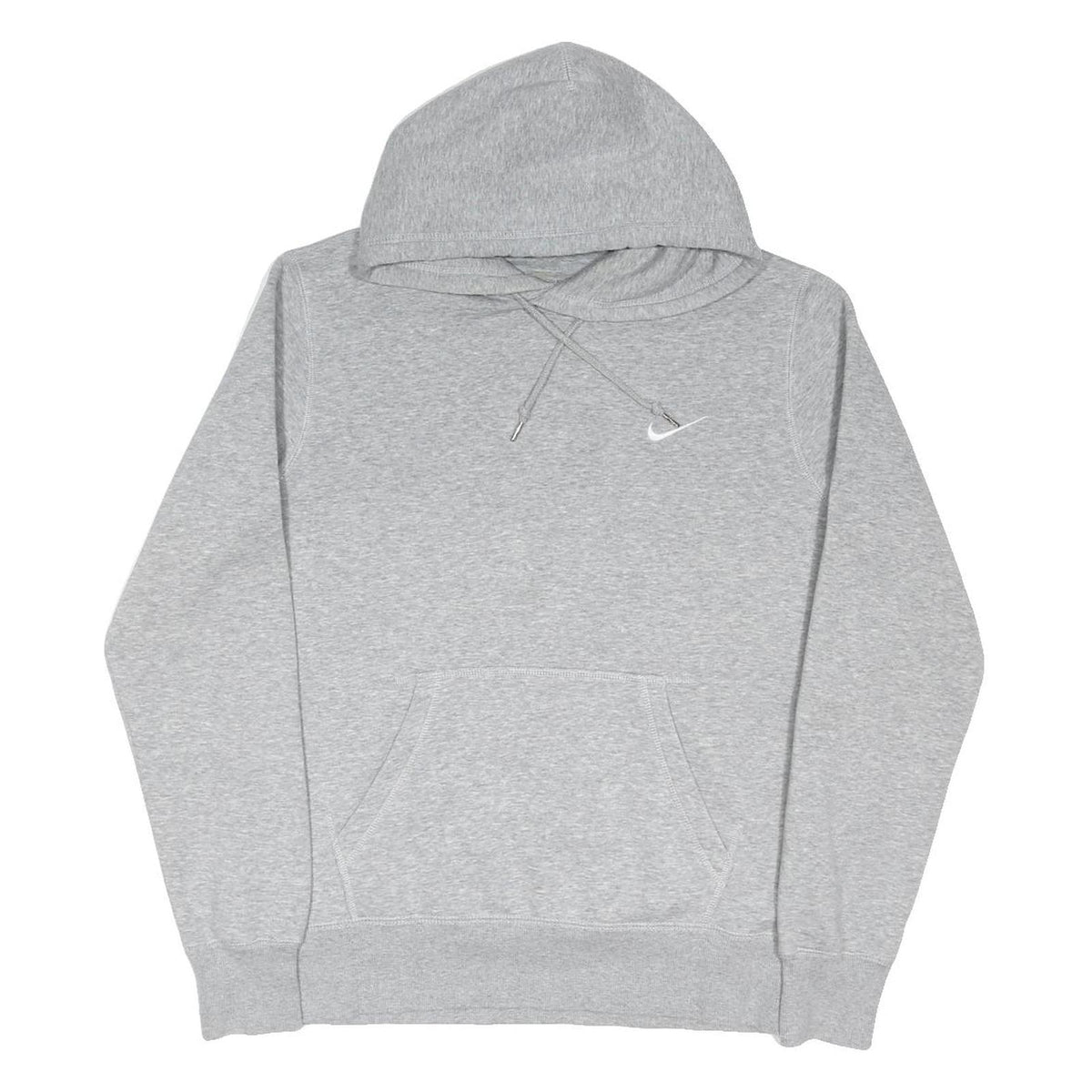 NIKE Mens Grey Pullover Hoodie M Grey Sweatshirt Casual