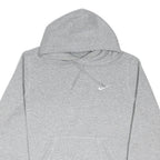 NIKE Mens Grey Pullover Hoodie M Grey Sweatshirt Casual