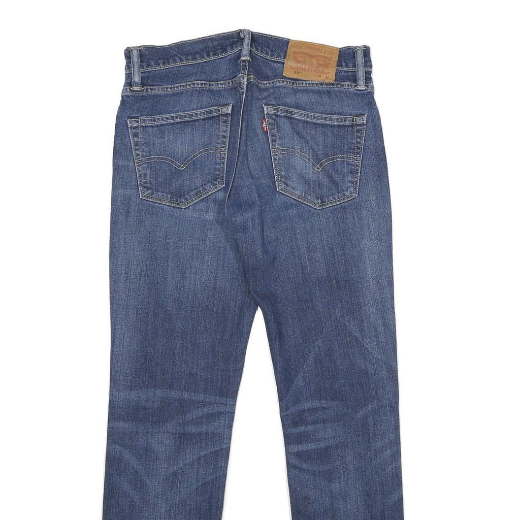 LEVI'S 511 Slim Mens Jeans Blue Slim Skinny Denim Medium W30 L32 Stylish