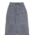 US 55 Mens Relaxed Denim Jeans Blue Cotton Blend W24 L27 Casual Zip Fastening