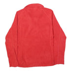 THE NORTH FACE Womens Red Plain Pullover Jumper Quarter Zip XL Outdoor Active