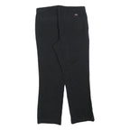 DICKIES Womens Cotton Blend Black Relaxed Straight Trousers W30 L28 Workwear