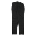 LEVI'S Womens Jeans Black Slim Skinny Denim Medium W26 L28 Stylish Zip