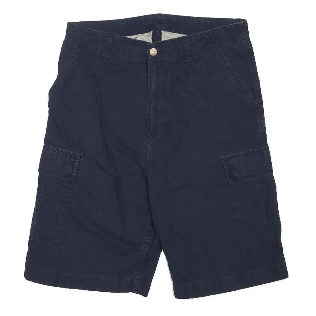 CARHARTT Mens Shorts Navy Blue Cargo M W32 Workwear Durable