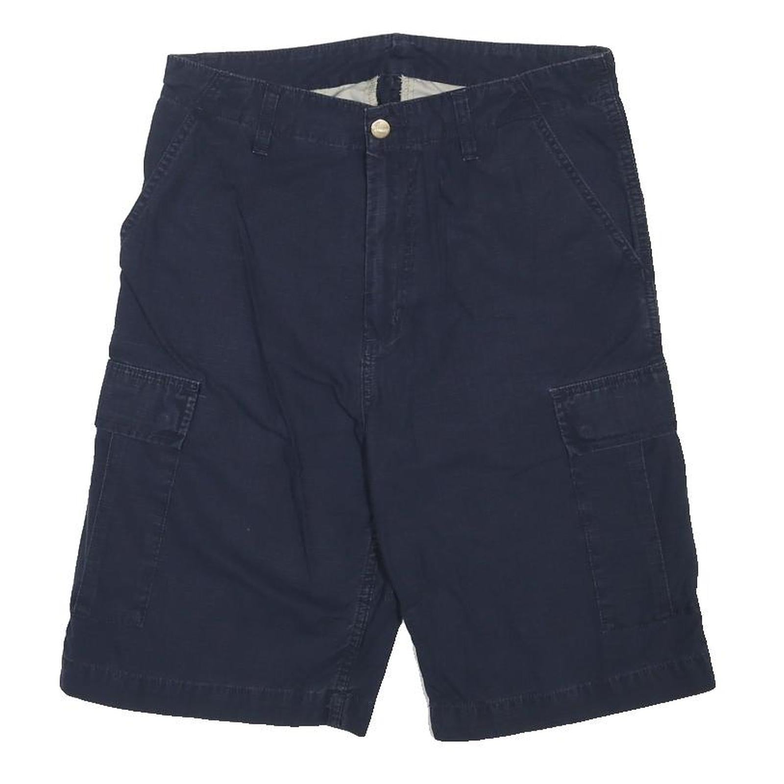 CARHARTT Mens Shorts Navy Blue Cargo M W32 Workwear Durable
