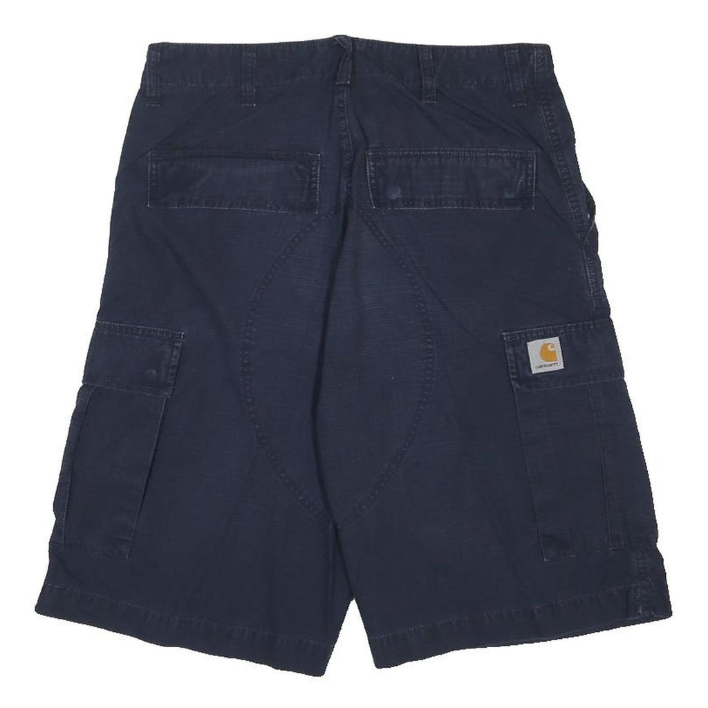 CARHARTT Mens Shorts Navy Blue Cargo M W32 Workwear Durable