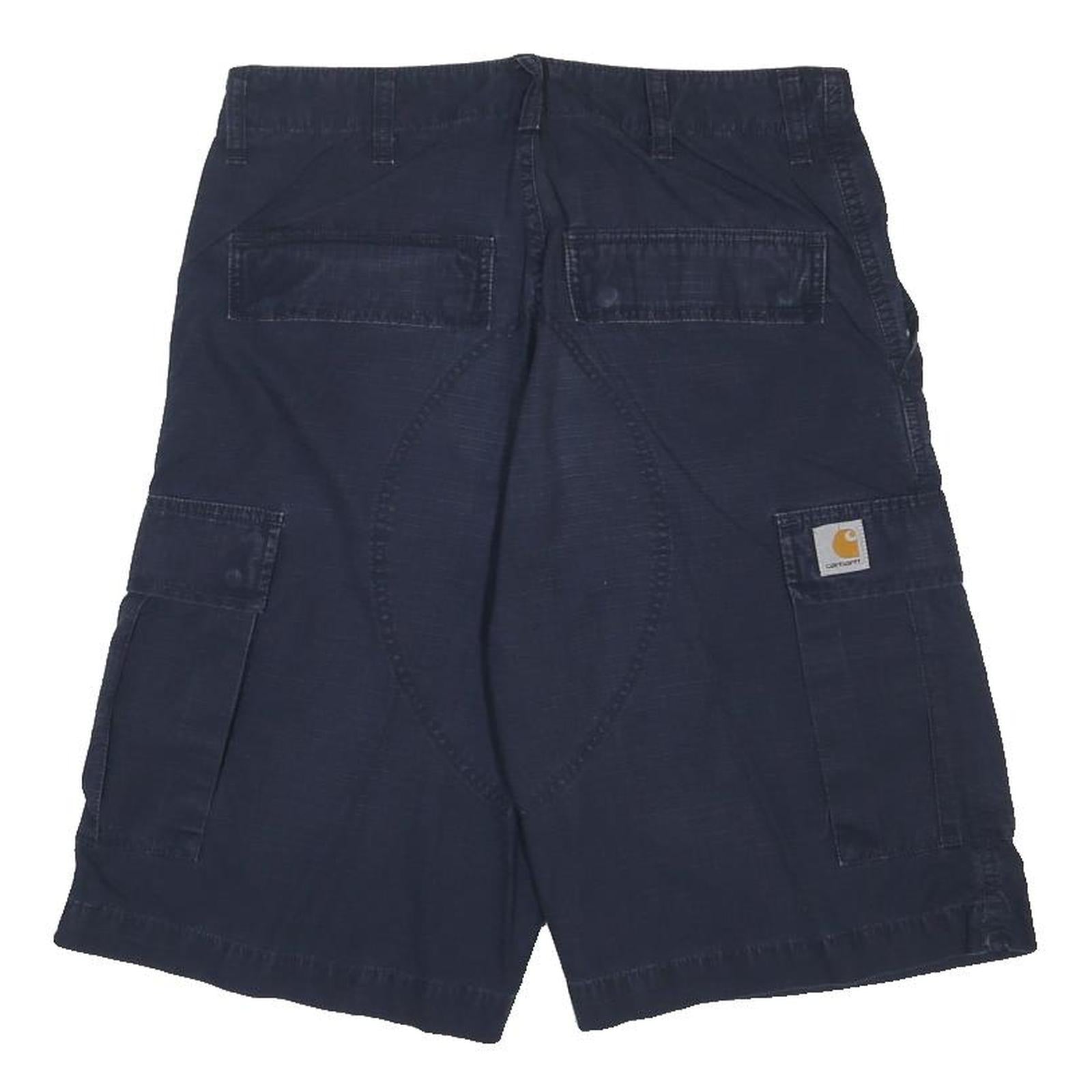 CARHARTT Mens Shorts Navy Blue Cargo M W32 Workwear Durable
