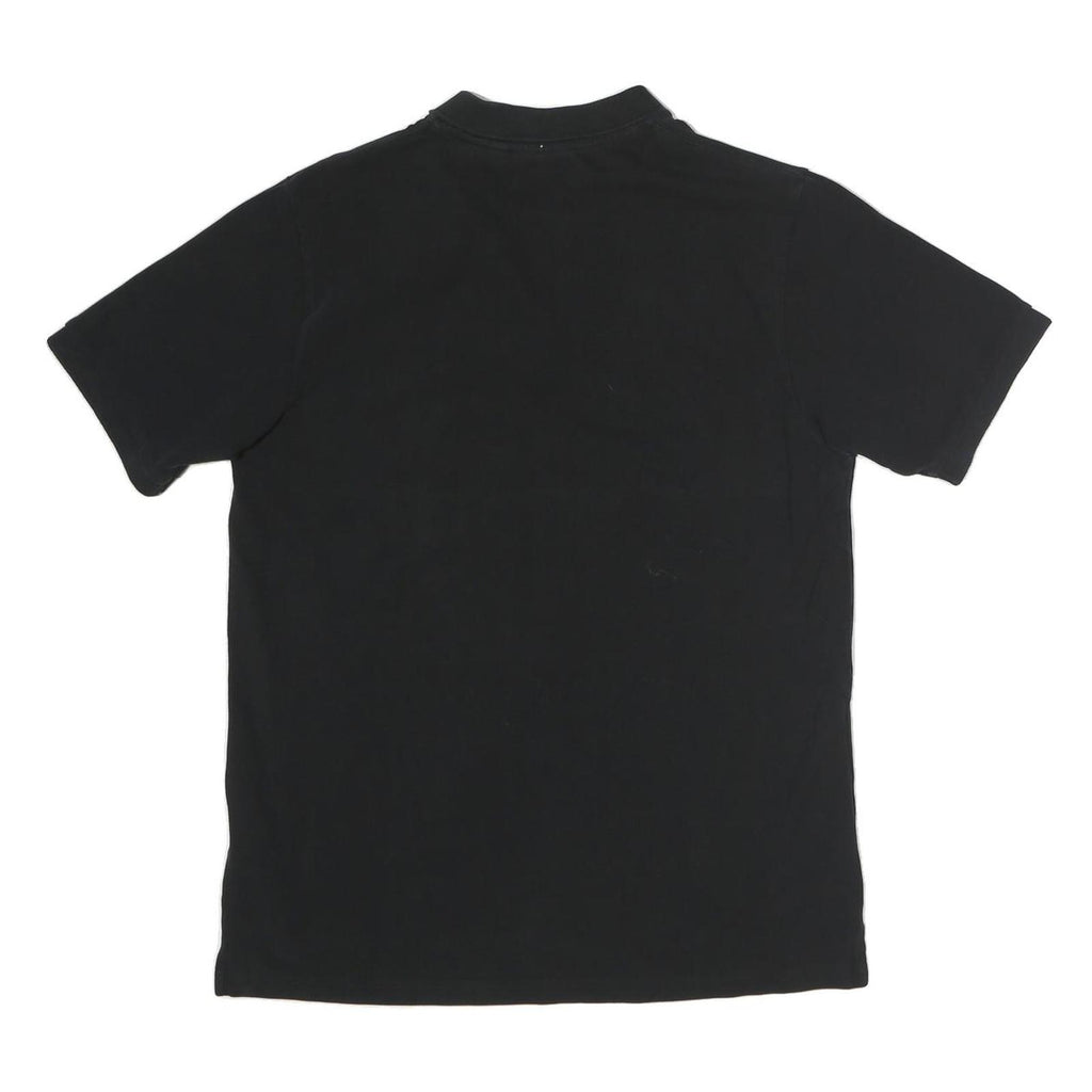 CARHARTT Mens Black Short Sleeve Plain S Cotton Polo Shirt Classic Fit