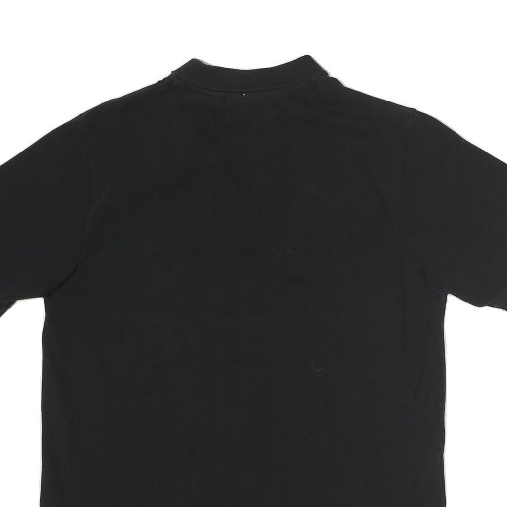 CARHARTT Mens Black Short Sleeve Plain S Cotton Polo Shirt Classic Fit