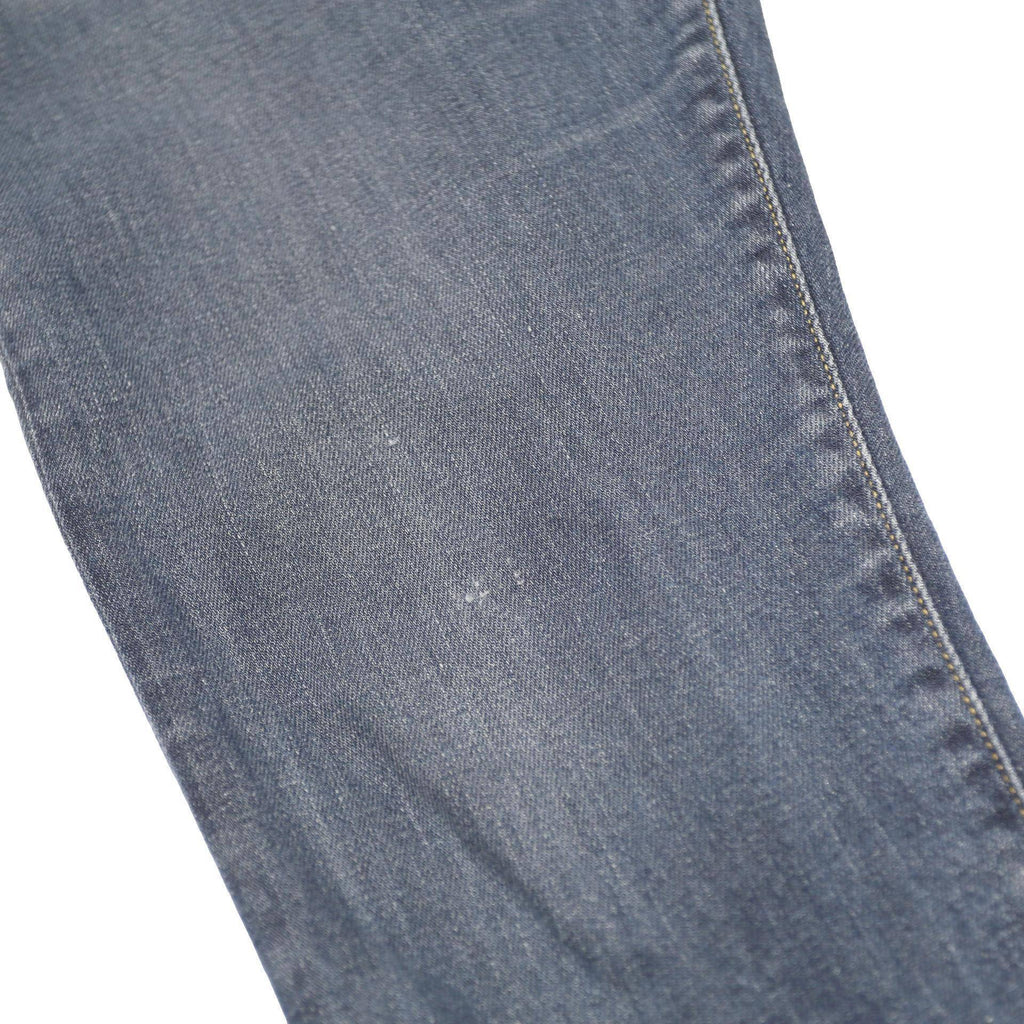 CARHARTT WIP Mens Slim Blue Denim Jeans W32 L32 Zip Pockets Casual Wear
