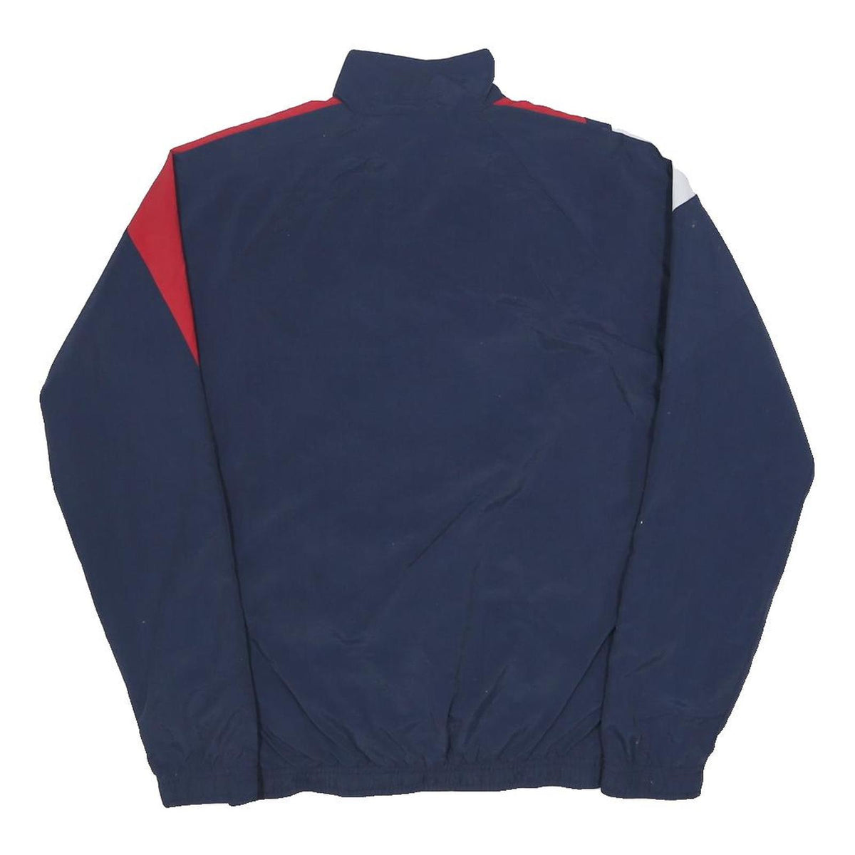 REEBOK Mens Navy & Red Track Jacket XS Polyester Zip Sportswear