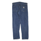 CARHARTT Mens Regular Fit Blue Denim Jeans W34 L32 Classic Zip Closure Workwear