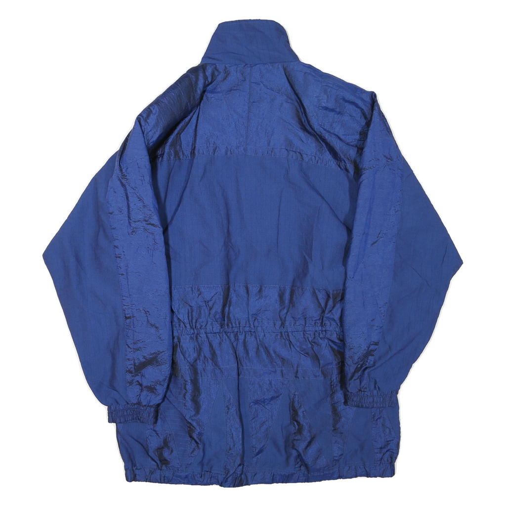 LAVON Womens Blue Jacket XL Polyester Blend Plain Zip Classic Fit