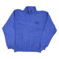 DUALCNTRL Mens Blue Jacket XL Polyester Blend Classic Fit Zip Pullover Casual
