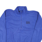 DUALCNTRL Mens Blue Jacket XL Polyester Blend Classic Fit Zip Pullover Casual