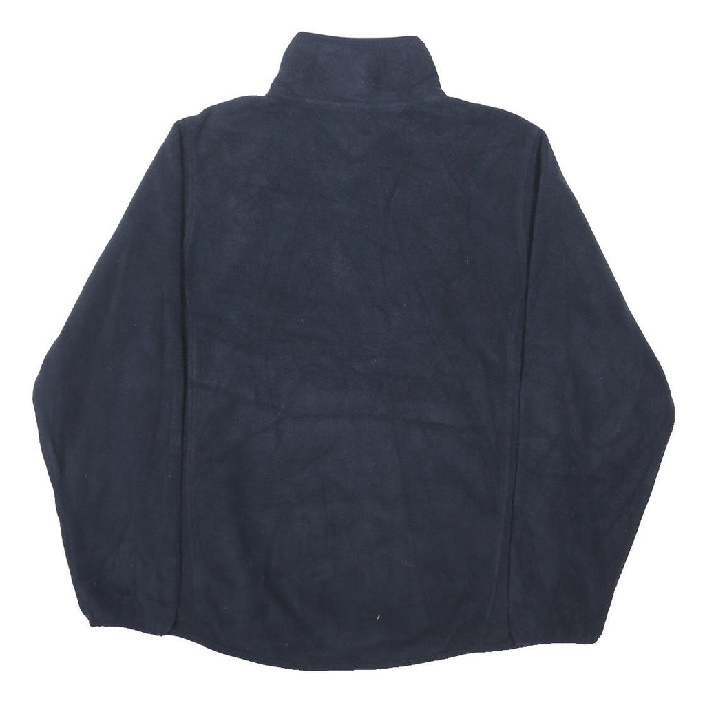 TOMMY HILFIGER Mens Navy Blue Jacket M Polyester Blend Plain Zip Comfort Casual