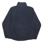 TOMMY HILFIGER Mens Navy Blue Jacket M Polyester Blend Plain Zip Comfort Casual