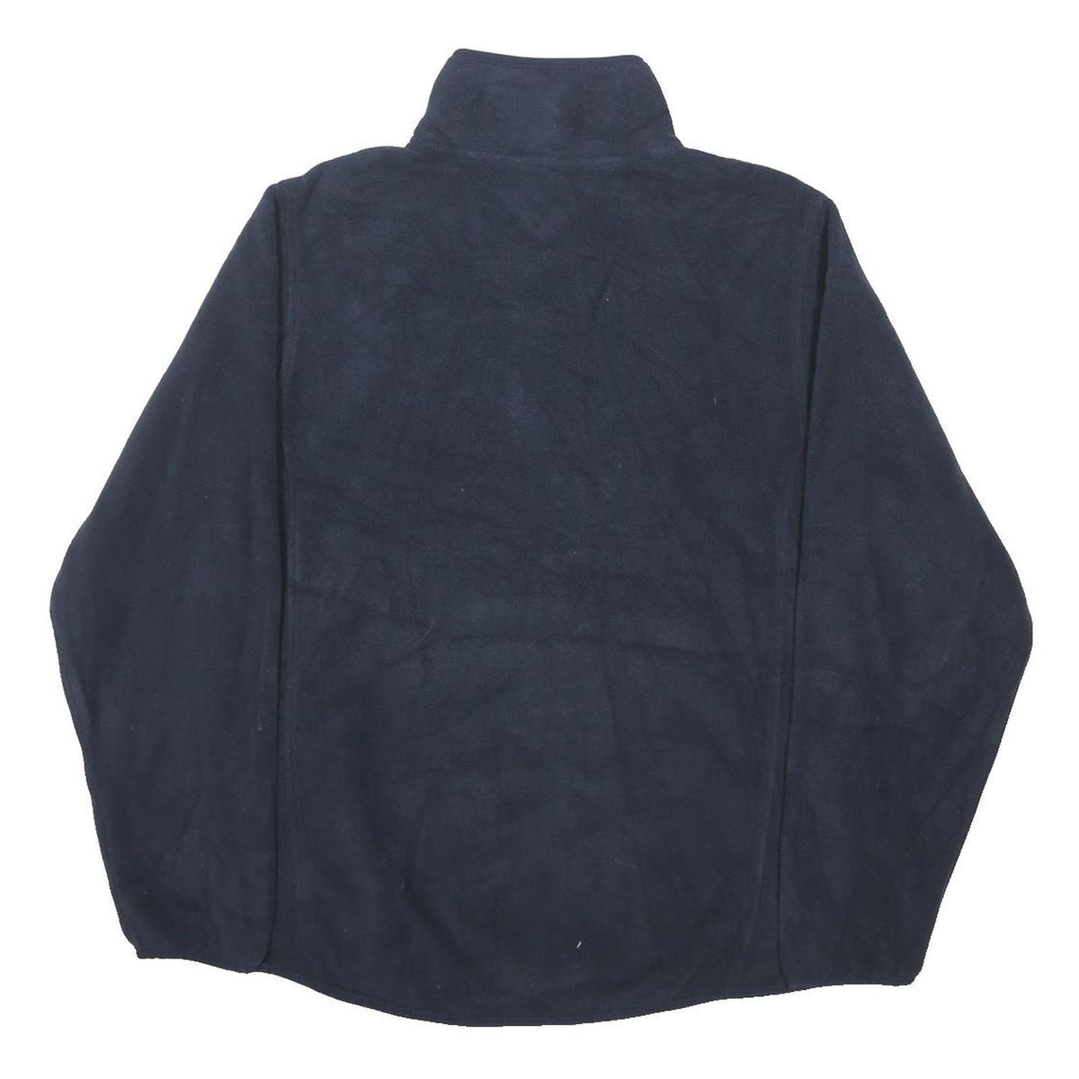 TOMMY HILFIGER Mens Navy Blue Jacket M Polyester Blend Plain Zip Comfort Casual