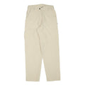 HS Womens Beige Regular Fit Straight Leg Trousers W26 L29 Polyester Blend Zip