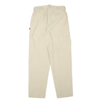HS Womens Beige Regular Fit Straight Leg Trousers W26 L29 Polyester Blend Zip