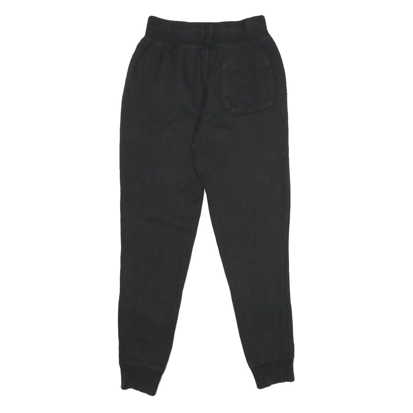 CHAMPION REVERSE WEAVE Mens Joggers Black S W24 L30 Cotton Blend Slim Tapered