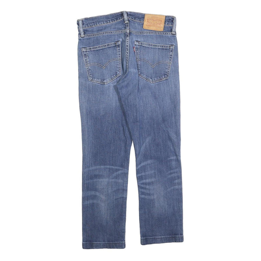 LEVI'S 511 Slim Mens Jeans Blue Slim Skinny Denim Medium W30 L26 Classic Zip