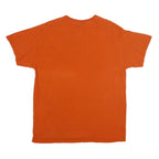 NFL Mens Orange Denver Broncos Graphic T-Shirt L Short Sleeve Crew Neck