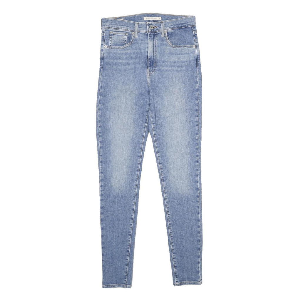 LEVI'S Mile High Super Skinny Big E Womens Jeans Blue Slim Skinny Denim Light