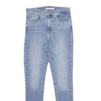 LEVI'S Mile High Super Skinny Big E Womens Jeans Blue Slim Skinny Denim Light