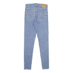 LEVI'S Mile High Super Skinny Big E Womens Jeans Blue Slim Skinny Denim Light