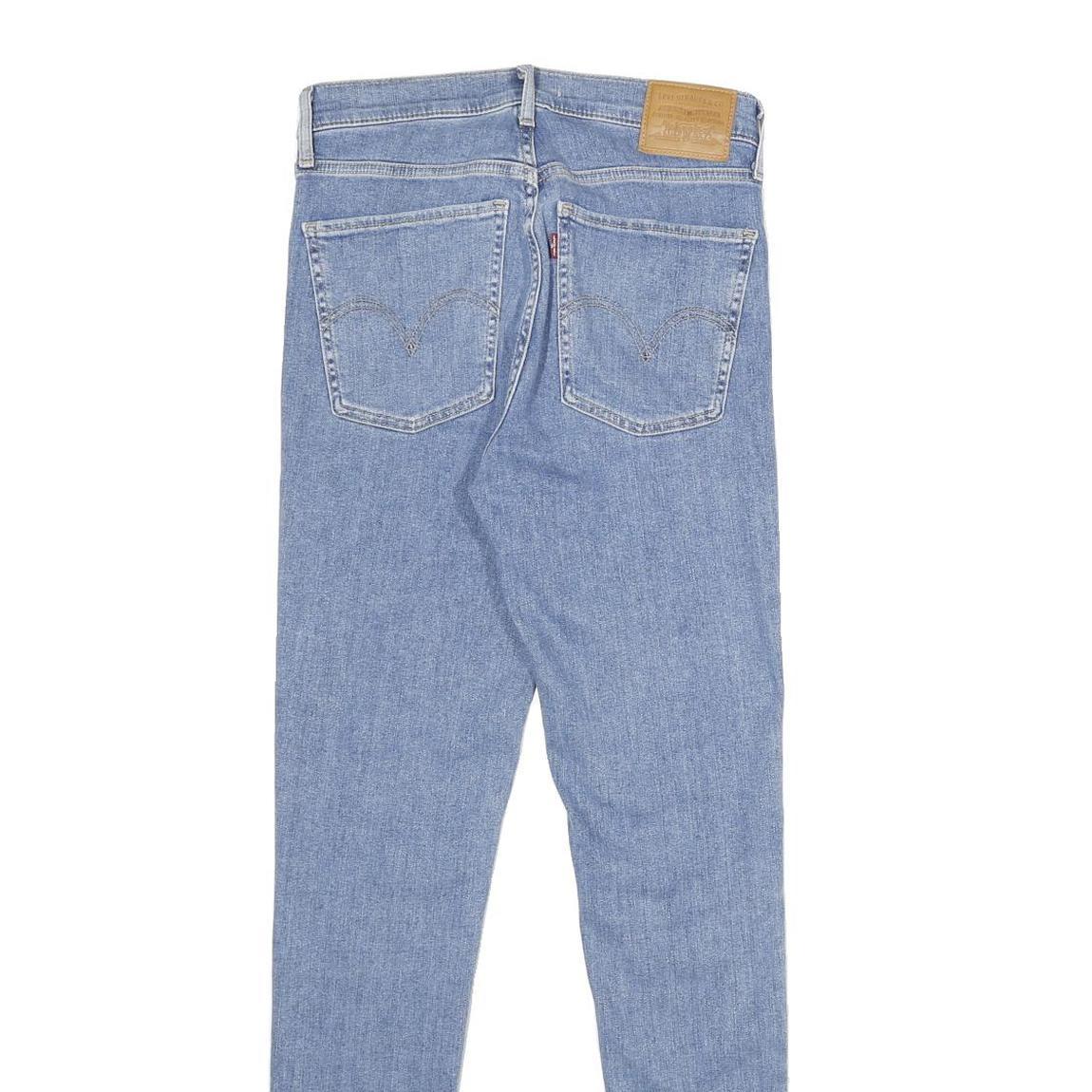 LEVI'S Mile High Super Skinny Big E Womens Jeans Blue Slim Skinny Denim Light