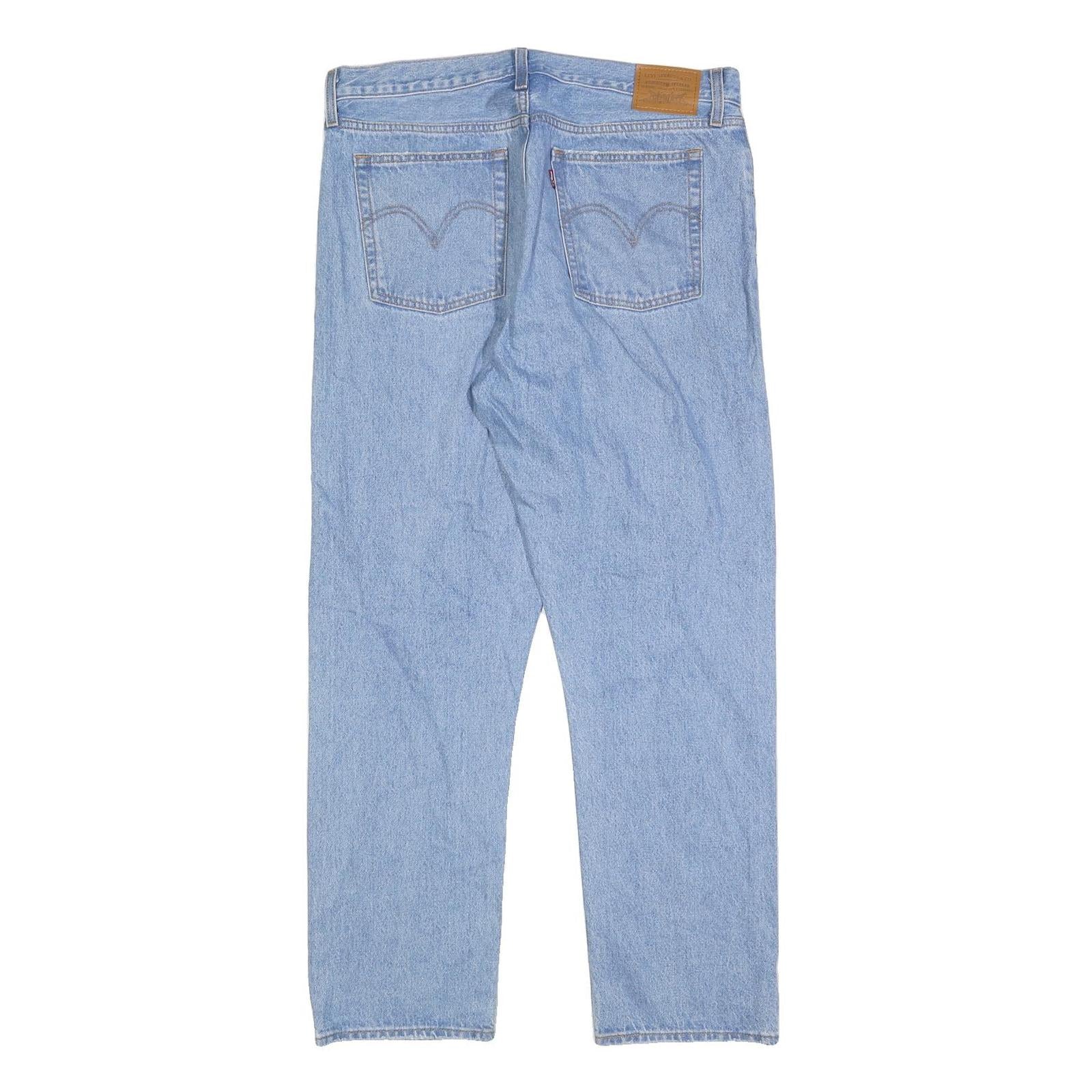 LEVI'S Womens Jeans Blue Regular Straight Denim Medium W32 L30 Classic Cotton