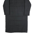 NEW BALANCE Mens Black Tracksuit Jacket L Polyester Plain Long Zip Warm