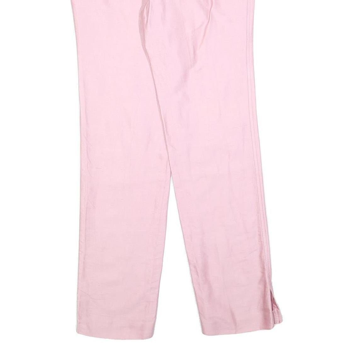 ICEBERG Womens Cotton Pink Slim Trousers W28 L31 Elegant Light Fit
