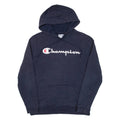 CHAMPION Mens Blue Hoodie S
