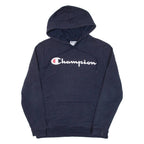 CHAMPION Mens Blue Hoodie S