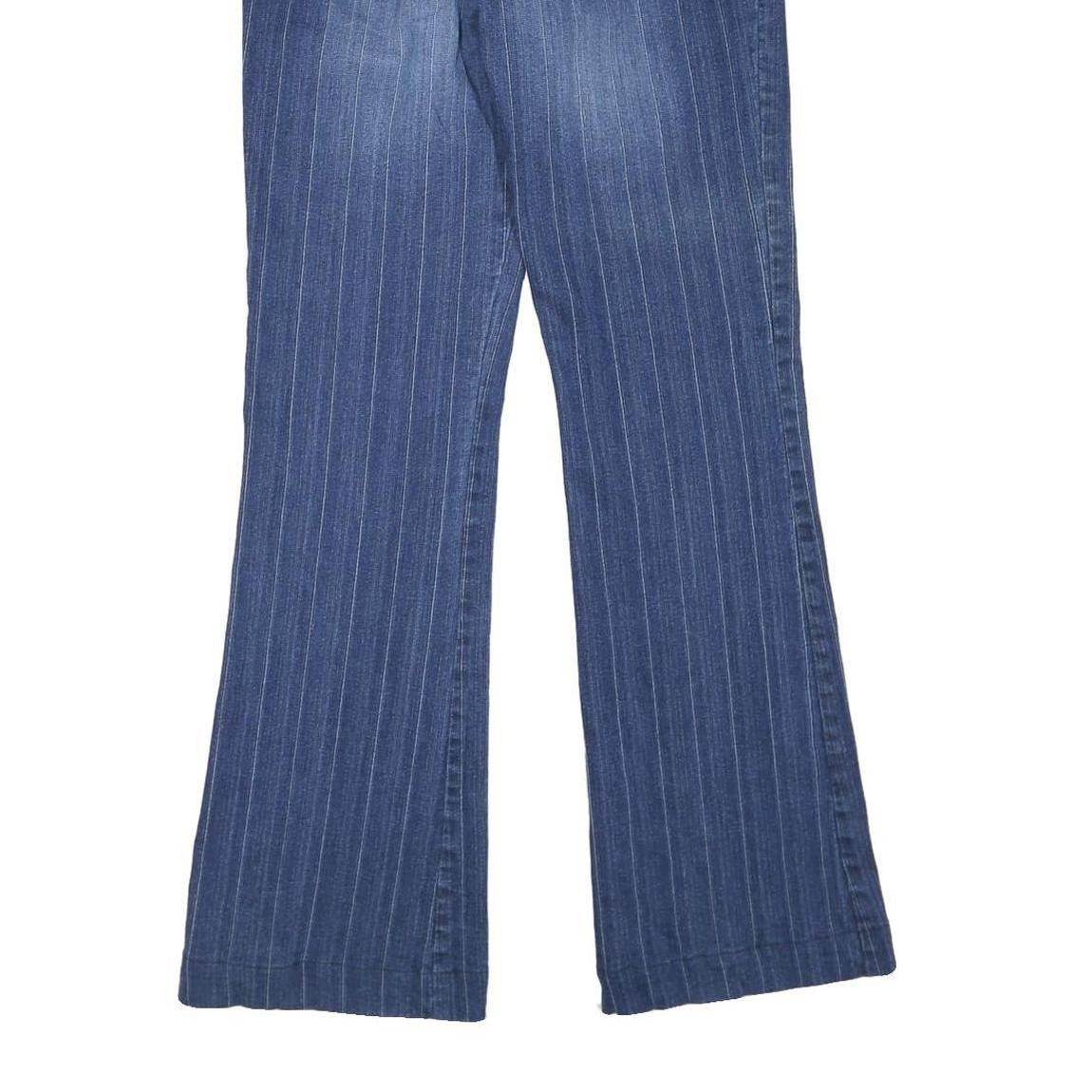 CHRISTOPHER J. Womens Jeans Blue Regular Flared Denim Light W28 L32 Classic Fit