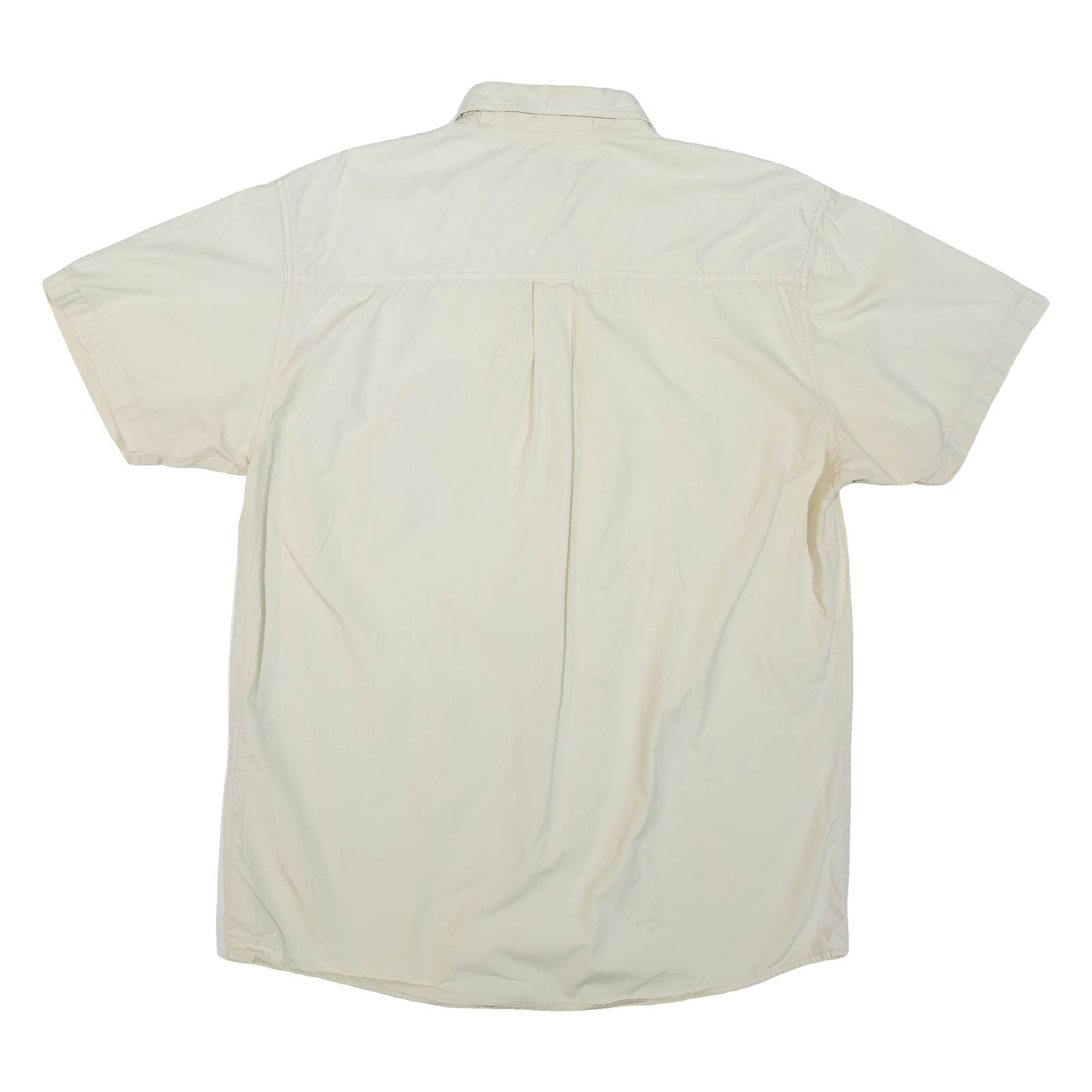 BIG STAR Mens Plain Shirt Beige M