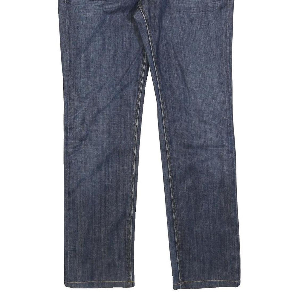 LEVI'S 571 Womens Jeans Blue Slim Straight Denim Medium W28 L28 Zip