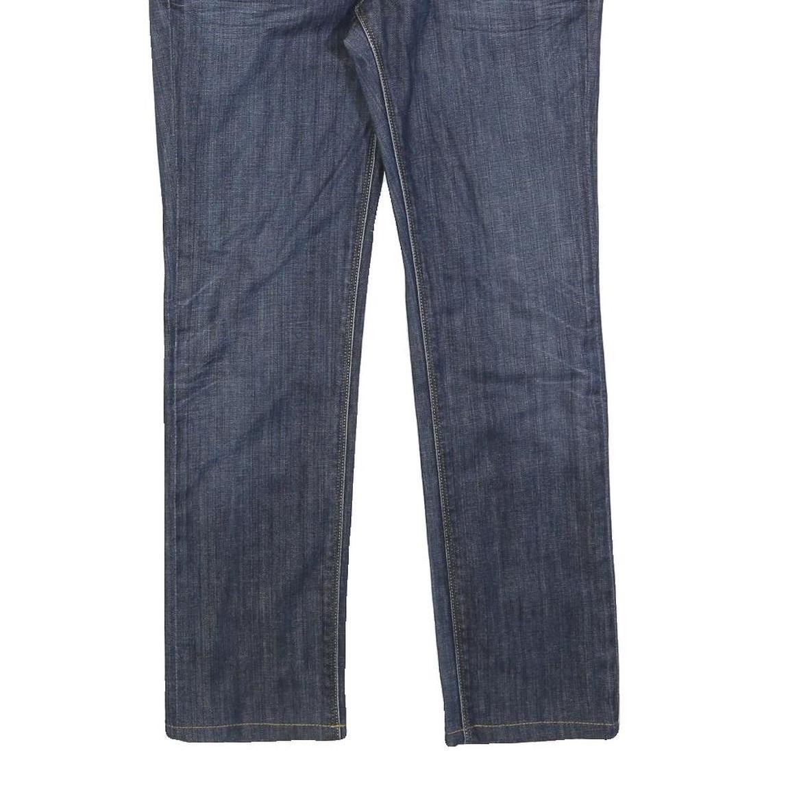 LEVI'S 571 Womens Jeans Blue Slim Straight Denim Medium W28 L28 Zip