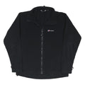 BERGHAUS Mens Black Track Jacket 2XL Polyester Blend Zip Fleece Outdoor