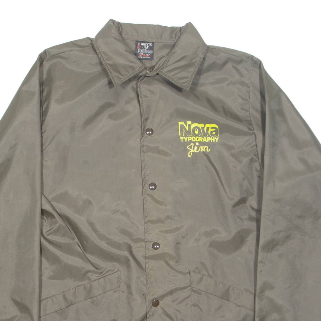 ARISTO JAC Coach Mens Workwear Jacket Grey Nylon M
