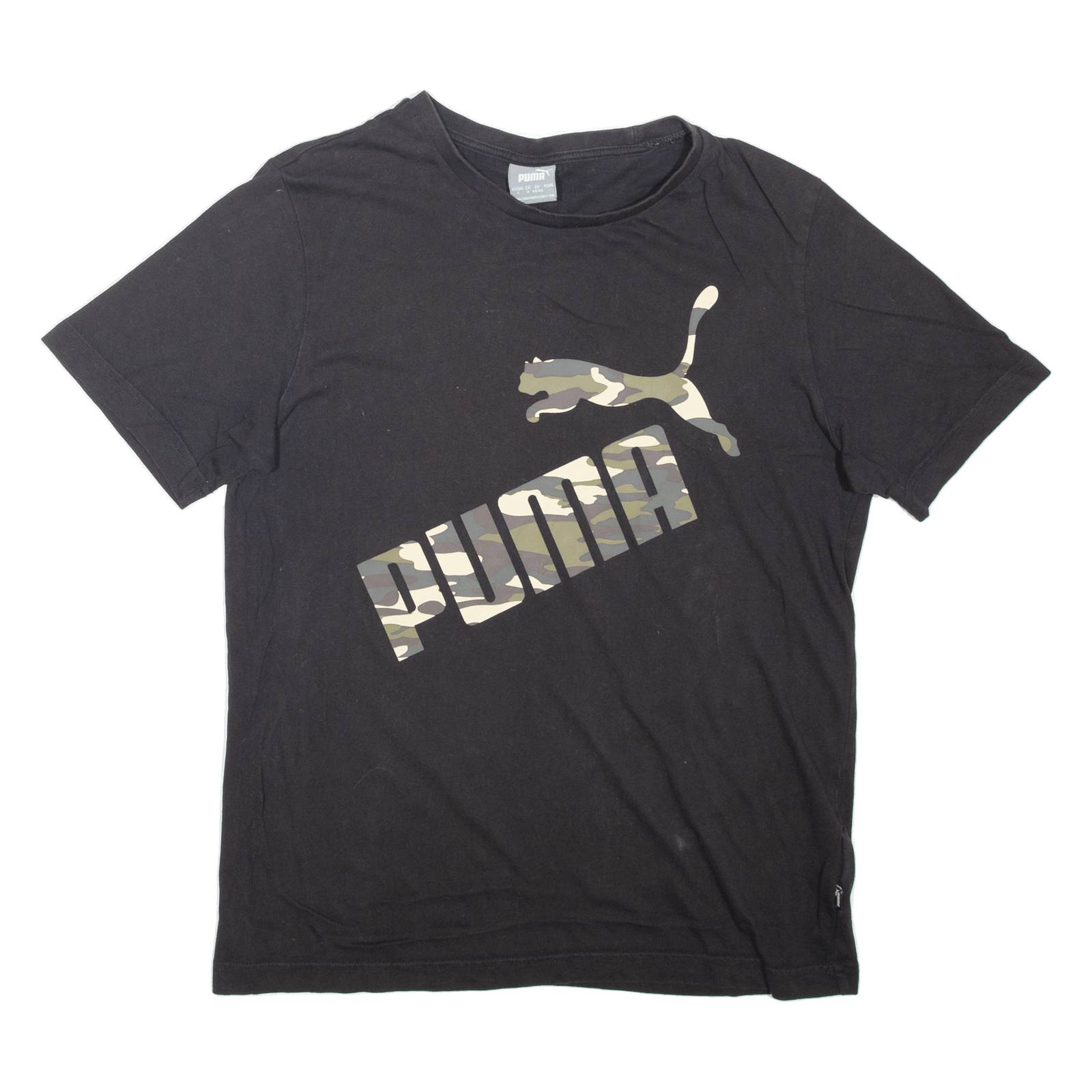PUMA Mens T-Shirt Black S