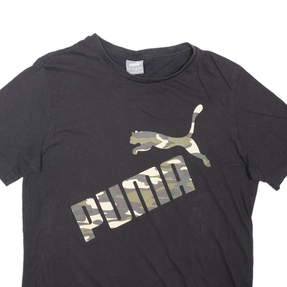 PUMA Mens T-Shirt Black S