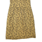 NICO NICO Womens Beige Floral Print Slip Dress Polyester Blend Size M