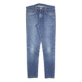 LEVI'S 520 Mens Jeans Blue Slim Skinny Denim Medium W32 L34 Zip Cotton Blend