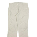 ICEPEAK Womens Beige Polyester Regular Fit Straight Trousers W32 L32 Outdoor
