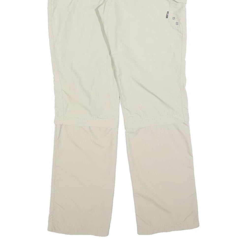 ICEPEAK Womens Beige Polyester Regular Fit Straight Trousers W32 L32 Outdoor