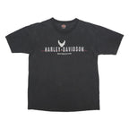 HARLEY DAVIDSON '92 Single Stitch Mens Black Graphic T-Shirt L Short Sleeve